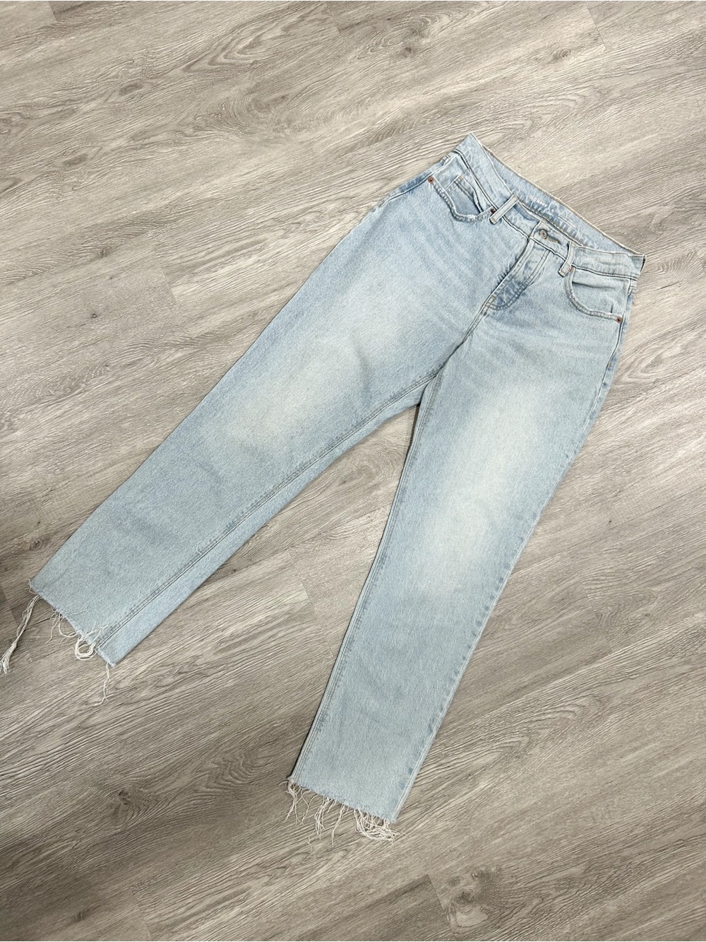 Old Navy Light Blue Straight Leg Jeans